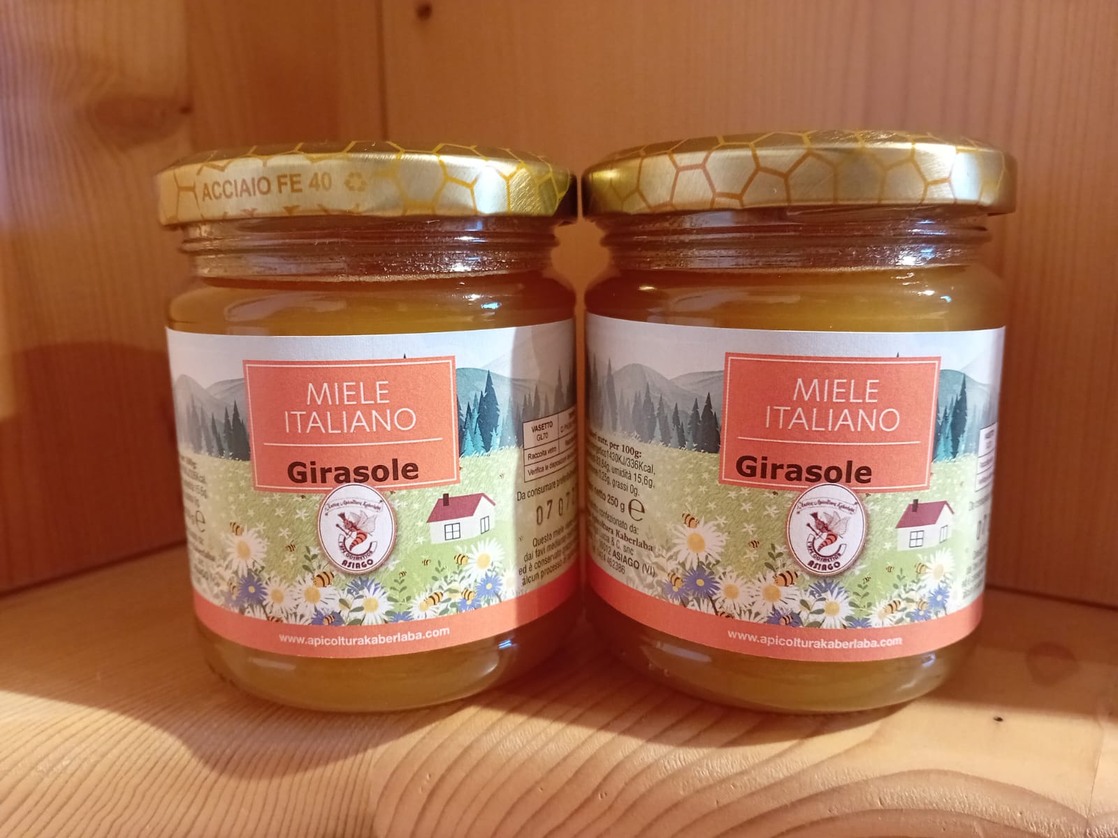 Miele italiano di girasole Confezione 250 gr